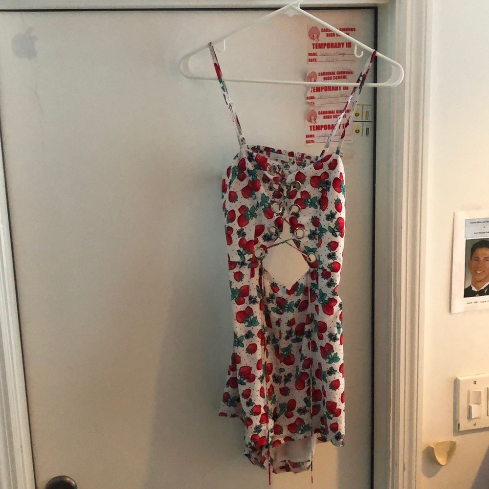 Strawberry romper